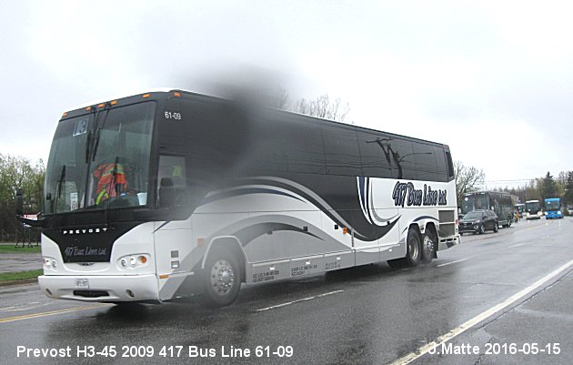 BUS/AUTOBUS: Prevost H3-45 2009 417 Bus Line