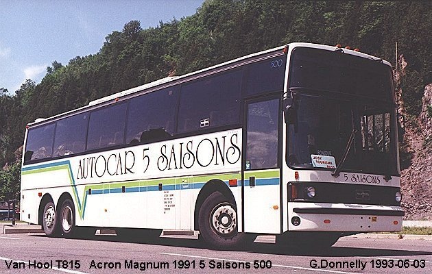 BUS/AUTOBUS: Van Hool Acron 1991 5 Saisons