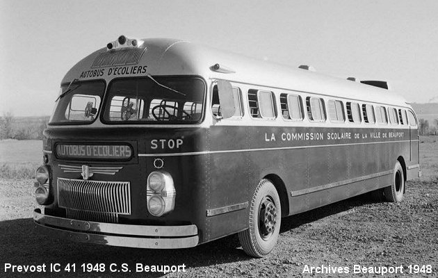 BUS/AUTOBUS: Prevost IC41 1948 C.S.Beauport