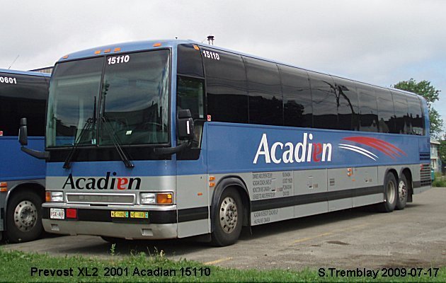 BUS/AUTOBUS: Prevost XL2 2001 Acadian