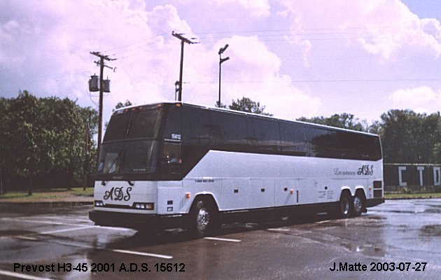 BUS/AUTOBUS: Prevost H3-45 2001 A.D.S.