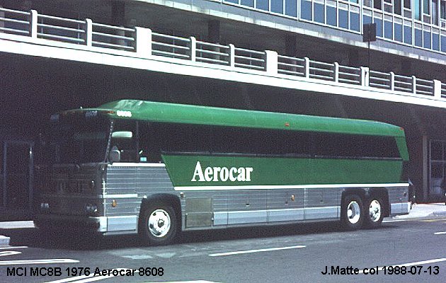 BUS/AUTOBUS: MCI MC8 B 1976 Aerocar