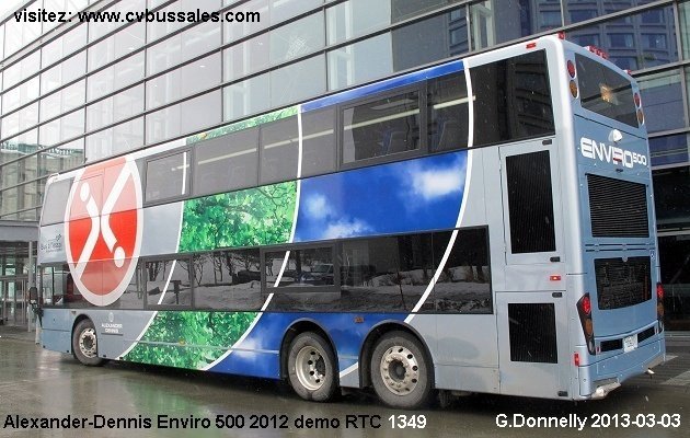 BUS/AUTOBUS: Alexander-Dennis Enviro 500 2012 Autobus de la Cite