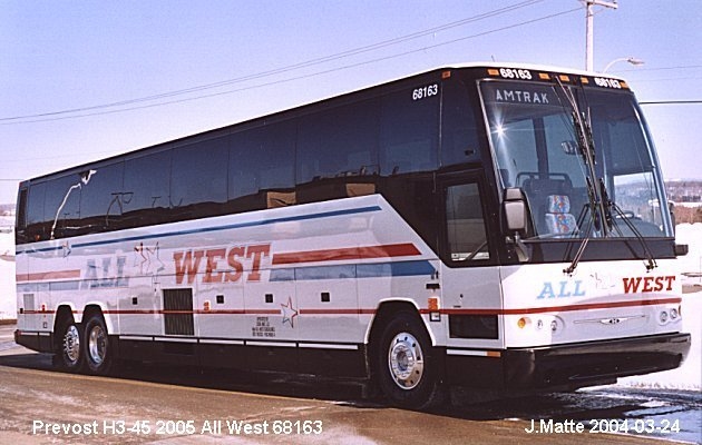 BUS/AUTOBUS: Prevost H3-45 2005 All West