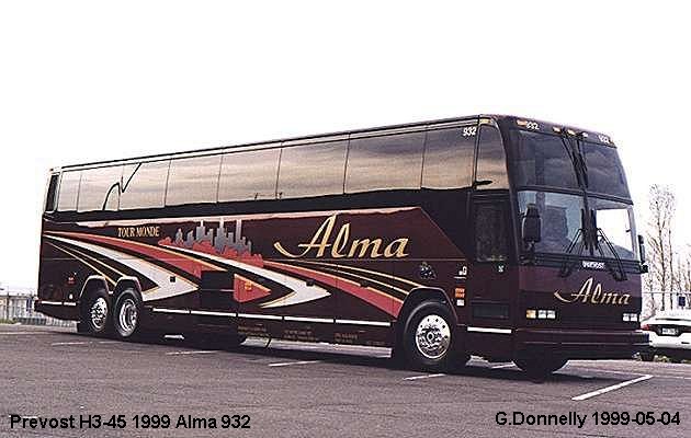 BUS/AUTOBUS: Prevost H3-45 1999 Alma