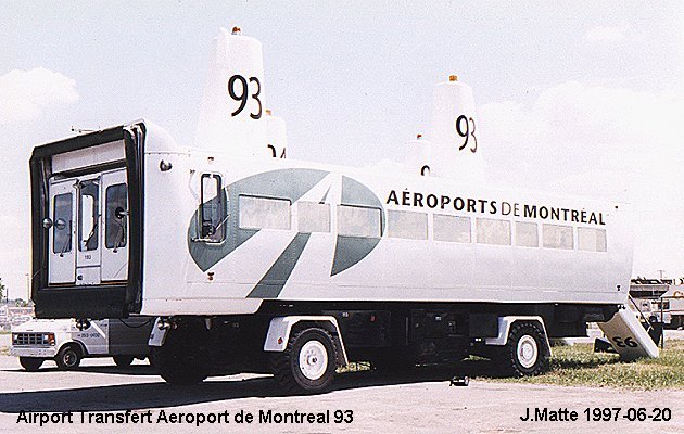 BUS/AUTOBUS: A.T.F. Airport Transfert 1972 Aeroport de Montreal