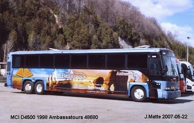 BUS/AUTOBUS: MCI D4500 1998 Ambassatours