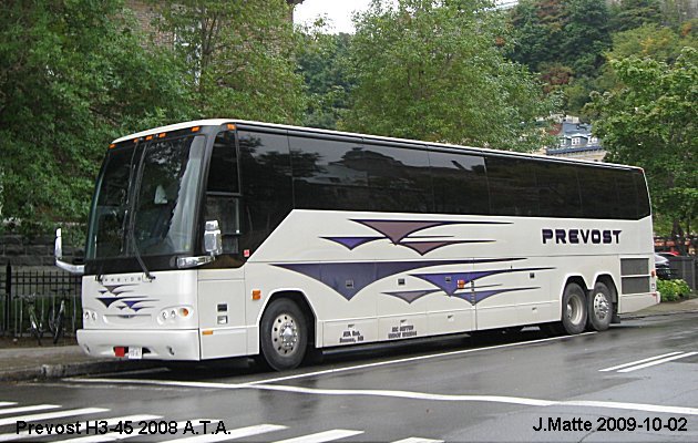 BUS/AUTOBUS: Prevost H3-45 2008 ATA