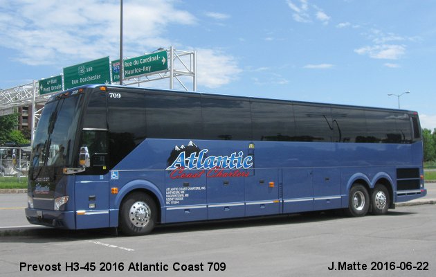 BUS/AUTOBUS: Prevost H3-45 2016 Atlantic Coast