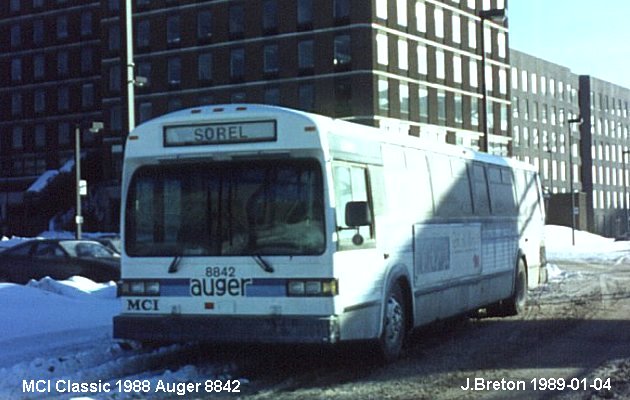 BUS/AUTOBUS: MCI Classic 1988 Auger