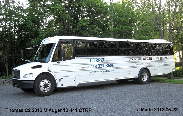 BUS/AUTOBUS: Thomas Transit Liner C2 2012 M Auger