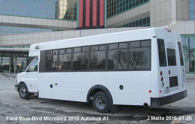 BUS/AUTOBUS: Blue Bird Micro Bird 2015 Autobus A1
