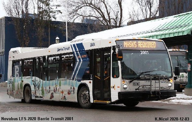 BUS/AUTOBUS: Novabus LFS 2020 Barrie Transit