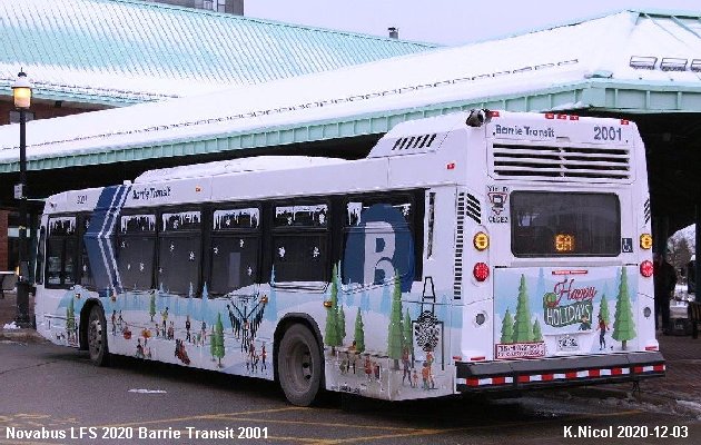 BUS/AUTOBUS: Novabus LFS 2020 Barrie Transit
