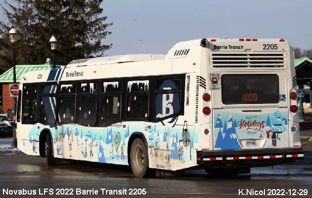 BUS/AUTOBUS: Novabus LFS 2022 Barrie Transit