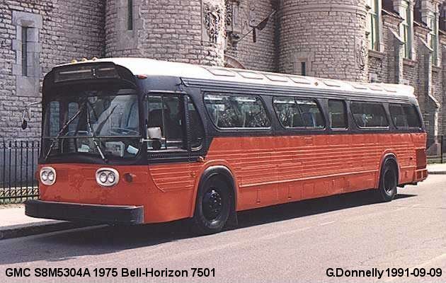 BUS/AUTOBUS: GMC SDM5304A 1975 Bell-Horizon