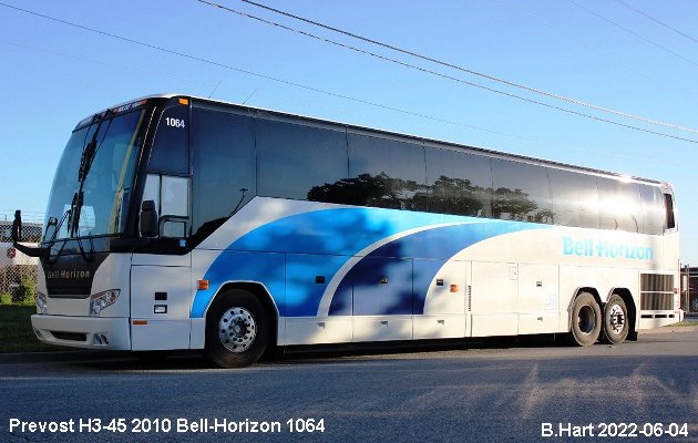 BUS/AUTOBUS: Prevost H3-45 2010 Bell-Horizon