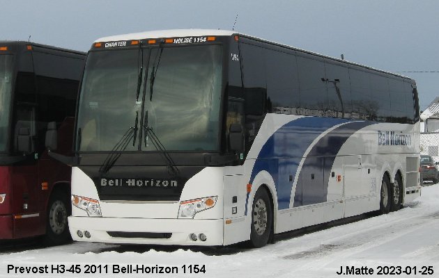 BUS/AUTOBUS: Prevost H3-45 2011 Bell-Horizon
