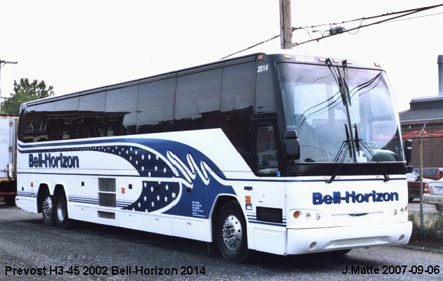 BUS/AUTOBUS: Prevost H3-45  2002 Bell-Horizon