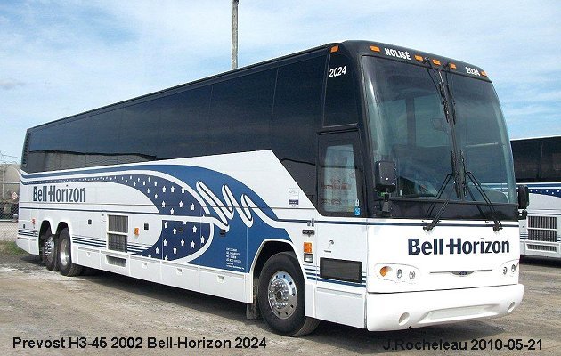 BUS/AUTOBUS: Prevost H3-45 2002 Bell-Horizon