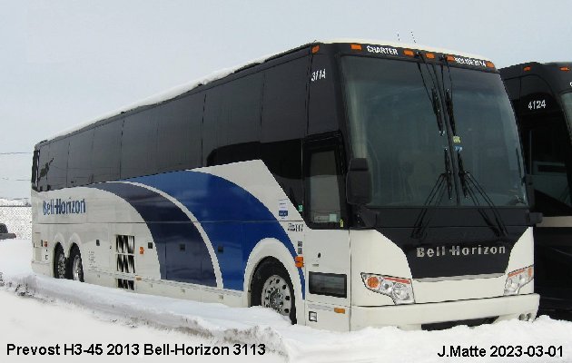 BUS/AUTOBUS: Prevost H3-45 2013 Bell-Horizon