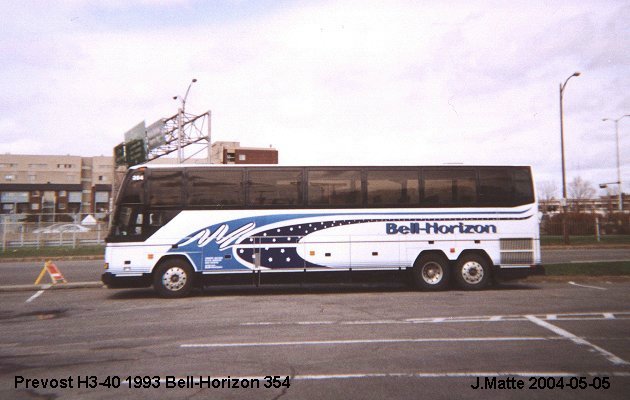BUS/AUTOBUS: Prevost H3-40 1993 Bell-Horizon