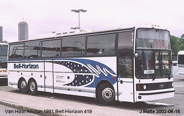 BUS/AUTOBUS: Van Hool Alicron 1991 Bell-Horizon