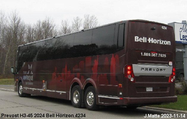 BUS/AUTOBUS: Prevost H3-45 2024 Bell-Horizon