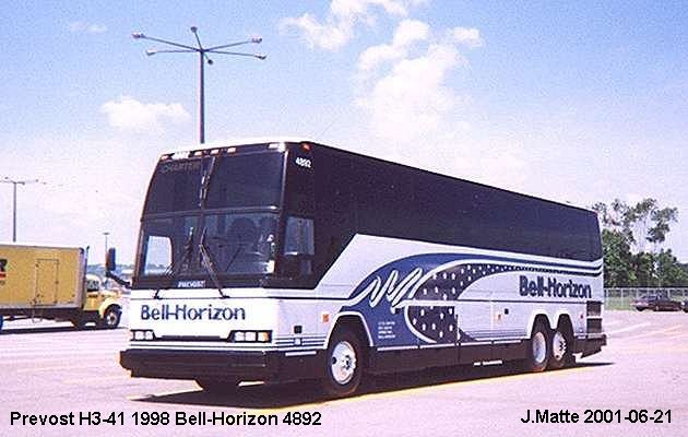 BUS/AUTOBUS: Prevost H3-41 1998 Bell-Horizon