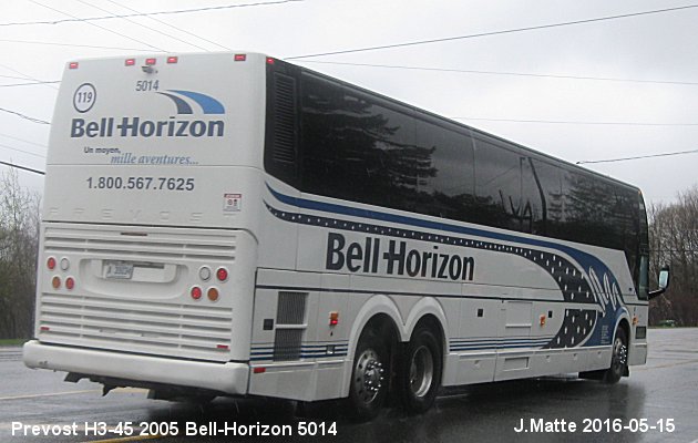 BUS/AUTOBUS: Prevost H3-45 2005 Bell-Horizon