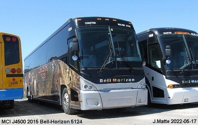 BUS/AUTOBUS: MCI J4500 2015 Bell-Horizon