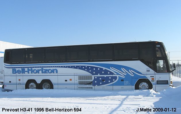 BUS/AUTOBUS: Prevost H3-41 1995 Bell-Horizon