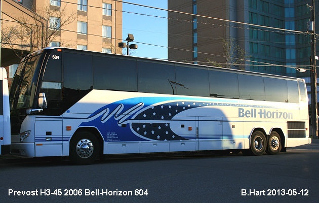 BUS/AUTOBUS: Prevost H3-45 2006 Bell-Horizon