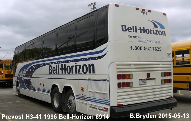 BUS/AUTOBUS: Prevost H3-41 1996 Bell-Horizon