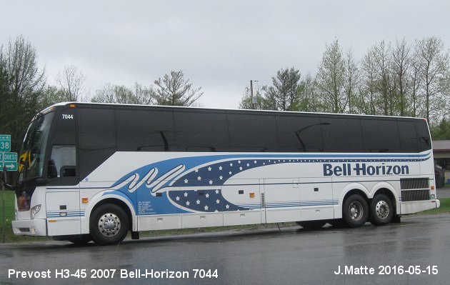 BUS/AUTOBUS: Prevost H3-45 2007 Bell-Horizon