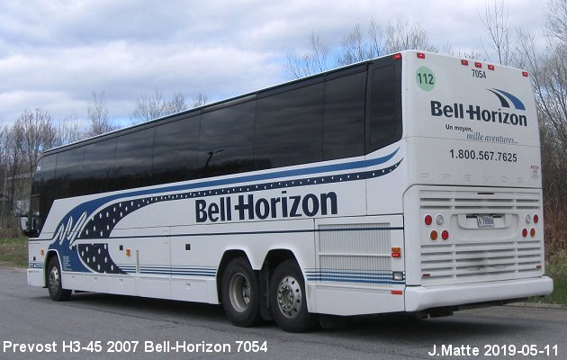 BUS/AUTOBUS: Prevost H3-45 2007 Bell-Horizon