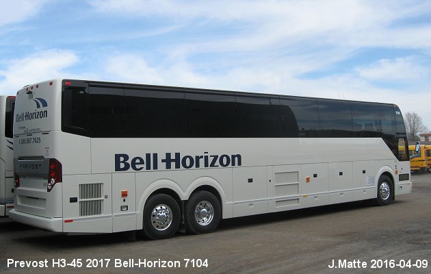BUS/AUTOBUS: Prevost H3-45 2017 Bell-Horizon