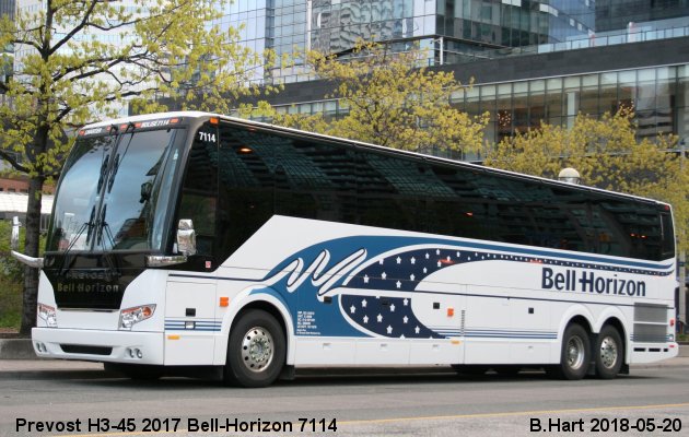 BUS/AUTOBUS: Prevost H3-45 2017 Bell-Horizon