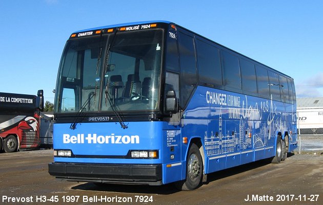 BUS/AUTOBUS: Prevost H3-45 0000 Bell-Horizon