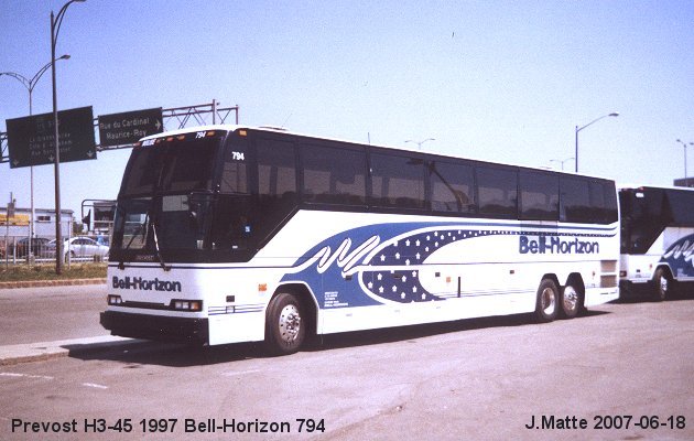 BUS/AUTOBUS: Prevost H3-45 1997 Bell-Horizon