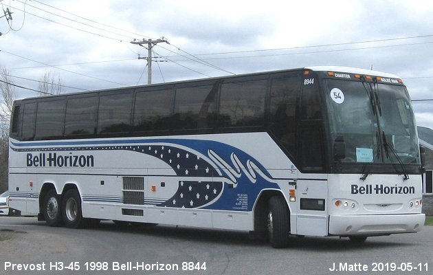 BUS/AUTOBUS: Prevost H3-45 1998 Bell-Horizon