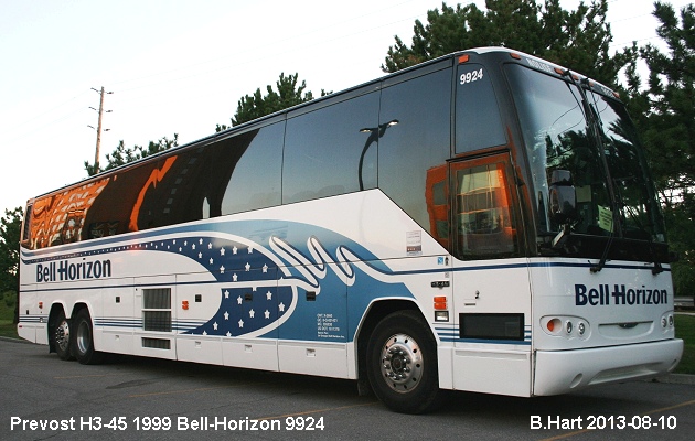 BUS/AUTOBUS: Prevost H3-45 1999 Bell-Horizon