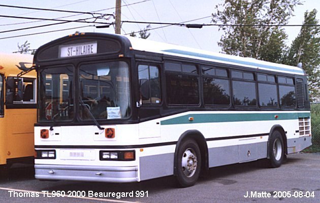 BUS/AUTOBUS: Thomas TL 960 35 2000 Beauregard