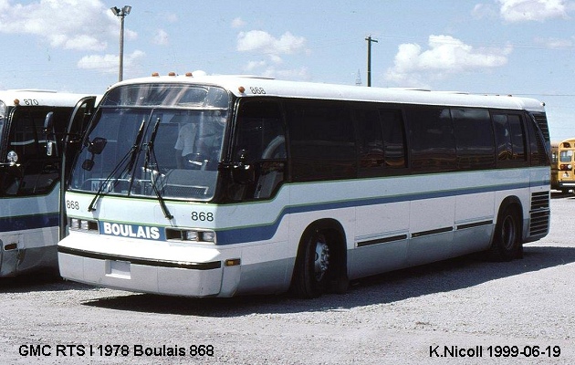 BUS/AUTOBUS: GMC RTS I 1978 Boulais
