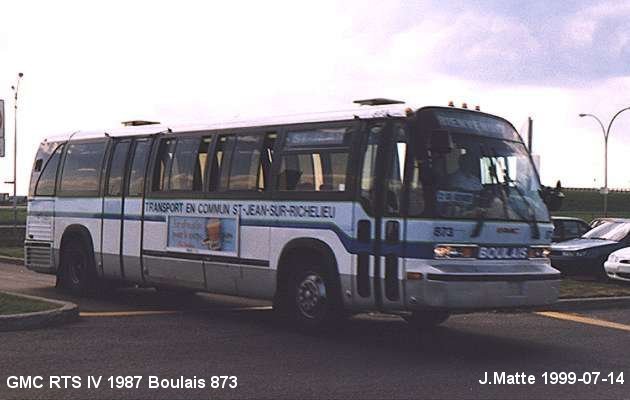BUS/AUTOBUS: GMC RTS 1987 Boulais