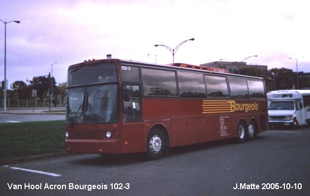 BUS/AUTOBUS: Van Hool Acron 1985 Bourgeois