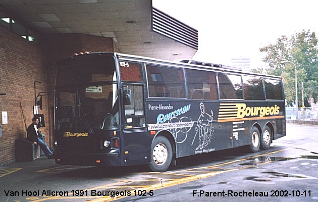 BUS/AUTOBUS: Van Hool Alicron 1991 Bourgeois