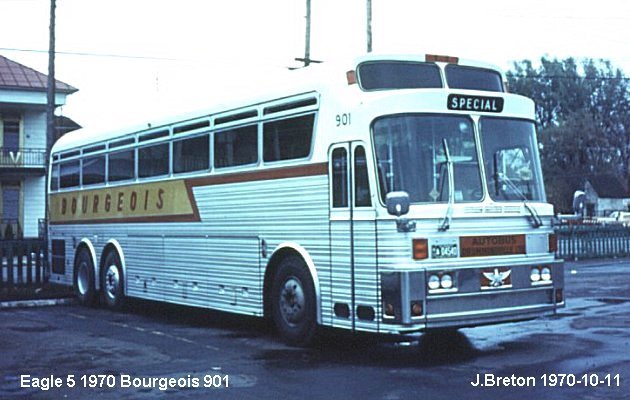 BUS/AUTOBUS: Eagle 5 1970 Bourgeois