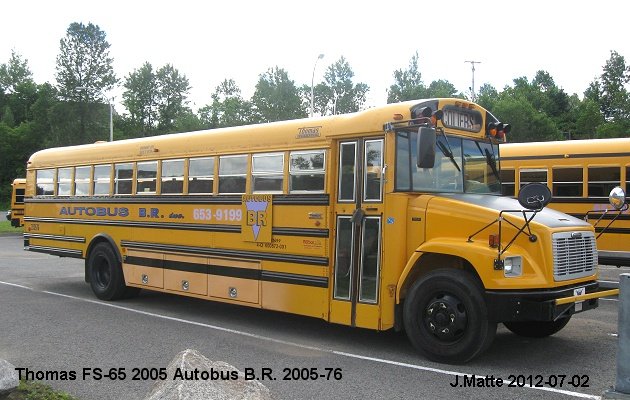 BUS/AUTOBUS: Thomas FS-65 2005 Autobus B.R.