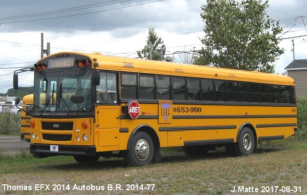 BUS/AUTOBUS: Thomas EFX 2014 Autobus B.R.
